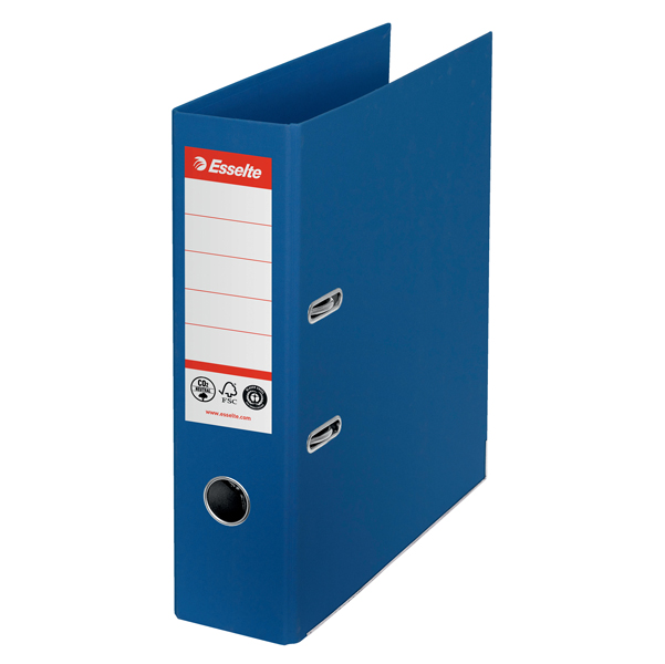 MD_94144 Registratore a leva - CO2 neutral - A4 - dorso 75 mm - blu - Esselte - immagine 1