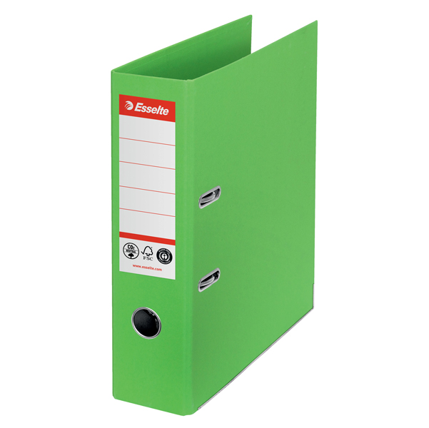 MD_94146 Registratore a leva - CO2 neutral - A4 - dorso 75 mm - verde - Esselte - immagine 1