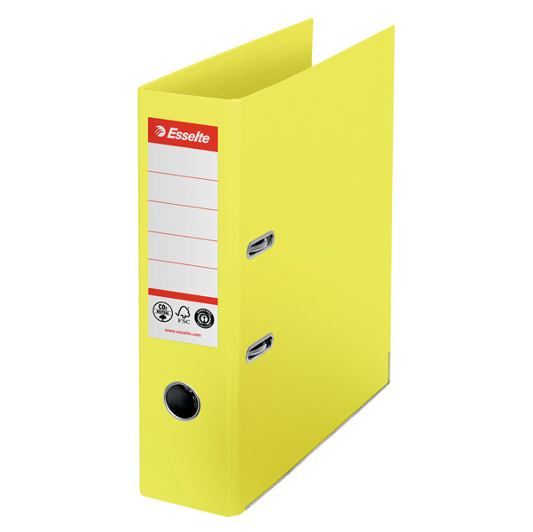 MD_94147 Registratore a leva - CO2 neutral - A4 - dorso 75 mm - giallo - Esselte - immagine 1