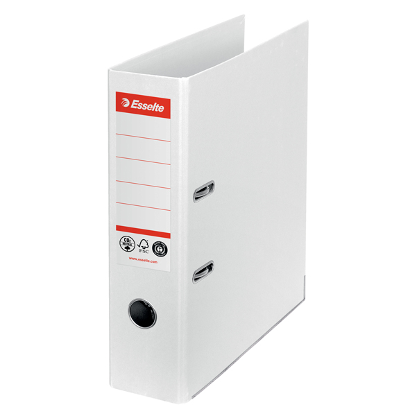 MD_94148 Registratore a leva - CO2 neutral - A4 - dorso 75 mm - bianco - Esselte - immagine 1
