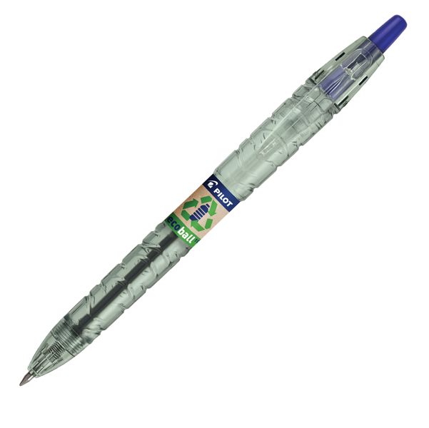 MD_94293 Penna a sfera scatto B2P Ecoball BeGreen - punta 1.0 mm - blu - Pilot - immagine 1