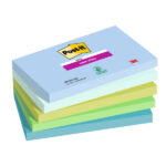 Blocco Post-it Super Sticky - 655-5SS- OAS - 76 x 127 mm - colori Oasis - 90 fogli - Post-it - conf. 5 pezzi
