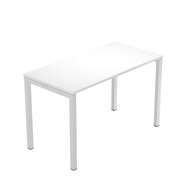 MD_94405 Scrivania Easy Plus - per smartworking - 120 x 60 x 72,5 cm - bianco - immagine 1