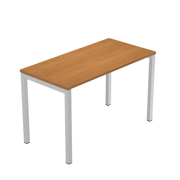 MD_94406 Scrivania Easy Plus - per smartworking - 120 x 60 x 72,5 cm - noce chiaro - immagine 1