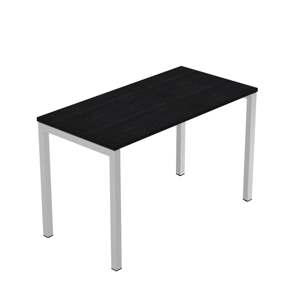 MD_94407 Scrivania Easy Plus - per smartworking - 120 x 60 x 72,5 cm - nero venato frassino - immagine 1