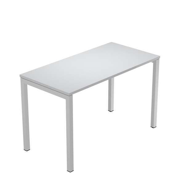 MD_94408 Scrivania Easy Plus - per smartworking - 120 x 60 x 72,5 cm - grigio - immagine 1