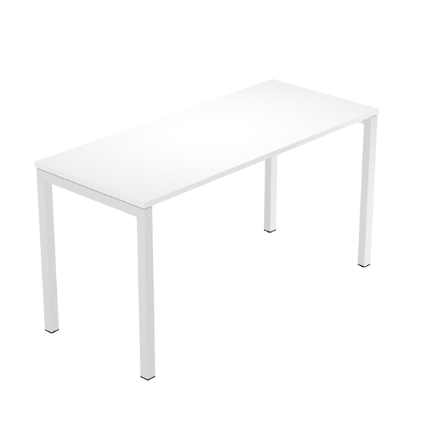 MD_94409 Scrivania Easy Plus - per smartworking - 140 x 60 x 72,5 cm - bianco - immagine 1