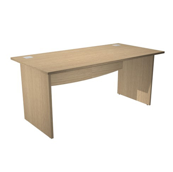 MD_94436 Scrivania Operativa Agorà Basic - fianchi melaminico - 120 x 80 x H 73 cm - rovere - immagine 1