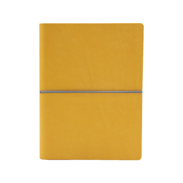 MD_94577 Taccuino Evo Ciak - 9 x 13 cm - fogli bianchi - copertina giallo - In Tempo - immagine 1