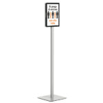 Espositore Info Stand Basic - da pavimento - A4 - Durable