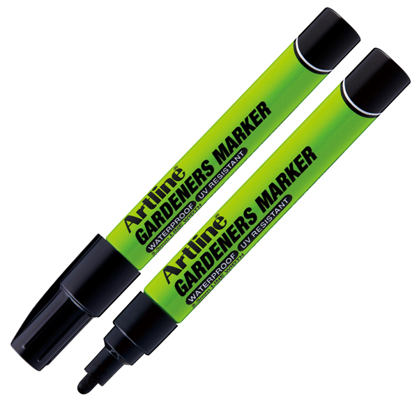 MD_95022 Marcatore permanente - per giardinaggio - punta tonda 2,3 mm - nero - Artline - immagine 1
