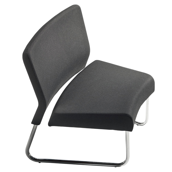 MD_95113 Modulo curva interna - divanetto Slastic SLS - senza braccioli - nero - Unisit - immagine 1