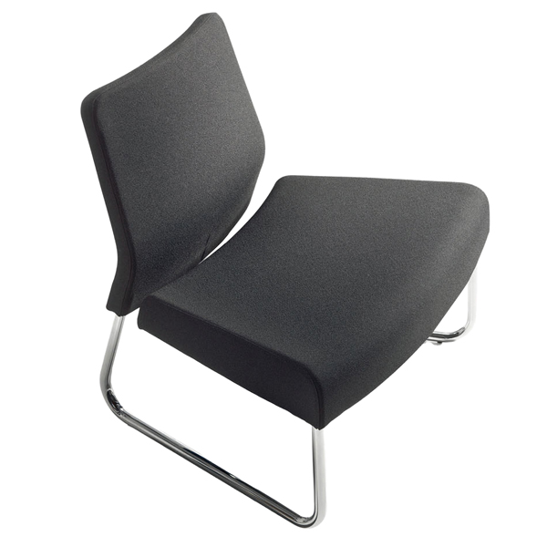 MD_95114 Modulo curva esterna - divanetto Slastic SLL - senza braccioli - nero - Unisit - immagine 1