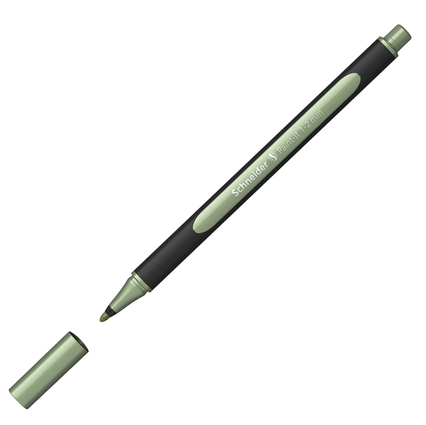 MD_95133 Pennarello Metallic Liner 020 - punta 1,2 mm - verde - Schneider - immagine 1