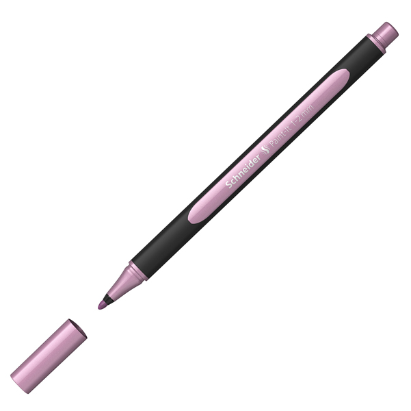 MD_95137 Pennarello Metallic Liner 020 - punta 1,2 mm - rosa - Schneider - immagine 1