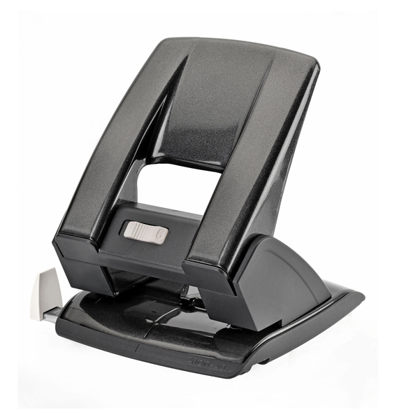MD_95201 Perforatore Kangaro - 2 fori - max 40 fogli - nero - Iternet - immagine 1