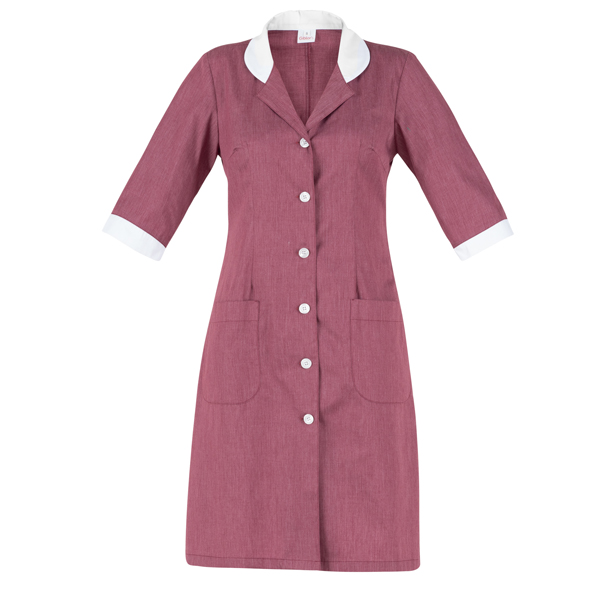 MD_95414 Casacca Ortensia - da donna - manica 3/4 - taglia M - bordeaux - Giblor's - immagine 1
