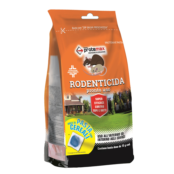 MD_95717 Busta rodenticida - 150 gr - pasta blu - Protemax - immagine 1