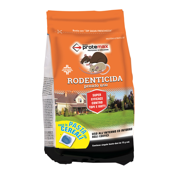 MD_95718 Busta rodenticida - 1,53 kg - pasta blu - Protemax - immagine 1
