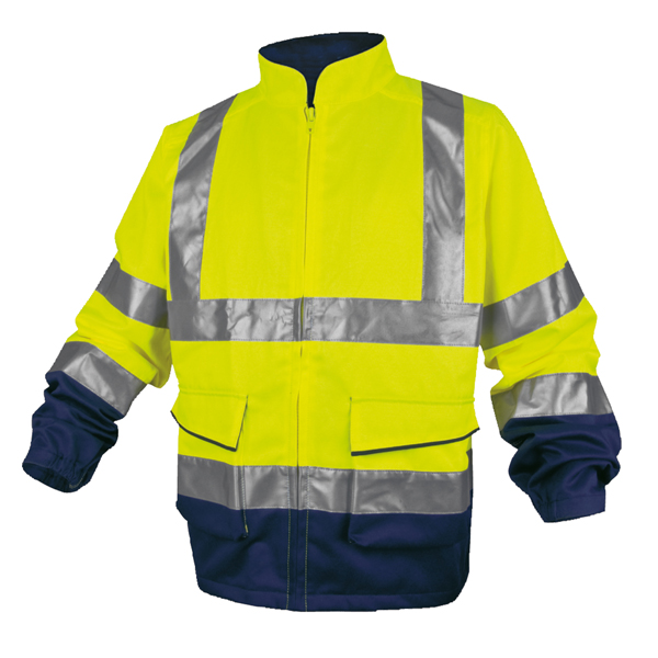 MD_95835 Giacca PHVE2 panostyle - taglia L - giallo fluo/blu - Deltaplus - immagine 1