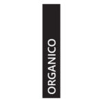 Etichetta adesiva raccolta differenziata - con stampa "ORGANICO" - 45 x 230 mm - vinile - bianco opaco - Medial