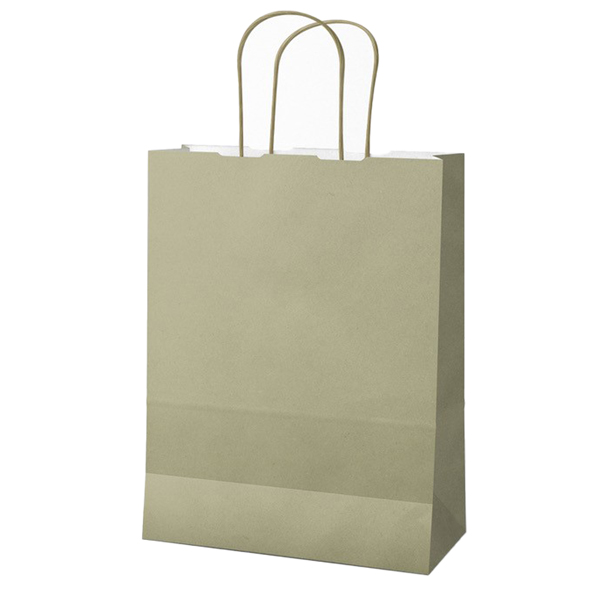 MD_96038 Shopper Twisted - maniglie cordino - 36 x 12 x 41 cm - carta kraft - salvia - Mainetti Bags - conf. 25 pezzi - immagine 1