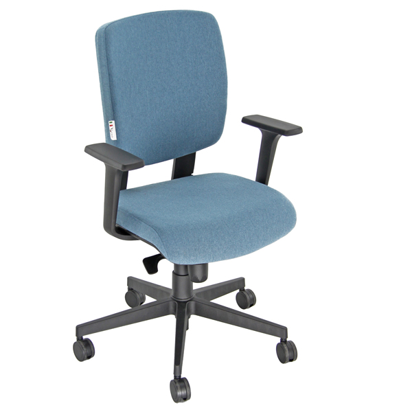 MD_96151 Poltrona semidirezionale Atlantia AABN - con braccioli regolabili - jeans - Unisit - immagine 1