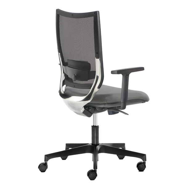 MD_96166 Poltrona semidirezionale Elite concept COTE - con braccioli regolabili - grigio - Unisit - immagine 1