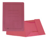 Cartellina 3 lembi con stampa - 200 gr - 25 x 33 cm - cartoncino manilla - magenta - Cartotecnica del Garda - conf. 50 pezzi