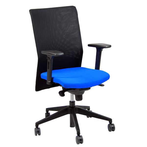 MD_96240 Seduta operativa Europa EUN - con braccioli regolabili - blu/nero - Unisit - immagine 1
