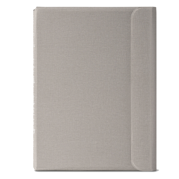 MD_96409 Portablocco Meet - con alette magnetiche - 31 x 25 x 1,4 cm - grigio - In Tempo - immagine 1
