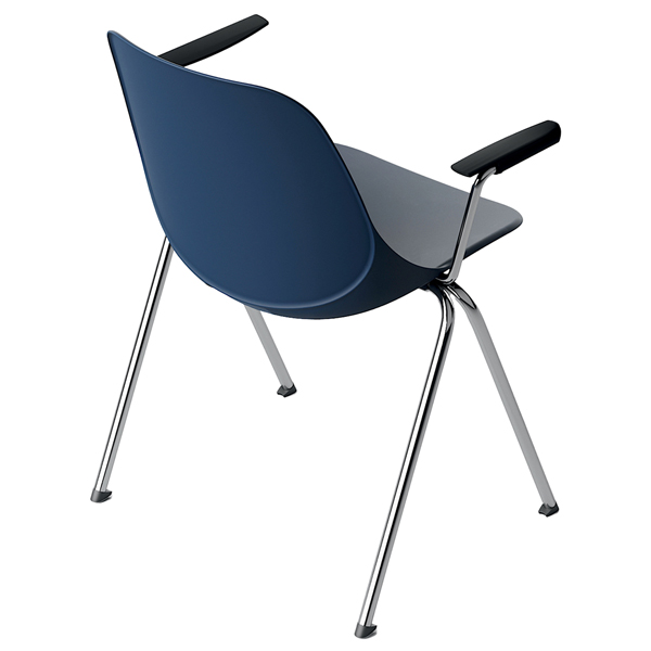 MD_96455 Seduta attesa Quick QKBR - con braccioli inclusi - blu - Unisit - immagine 1