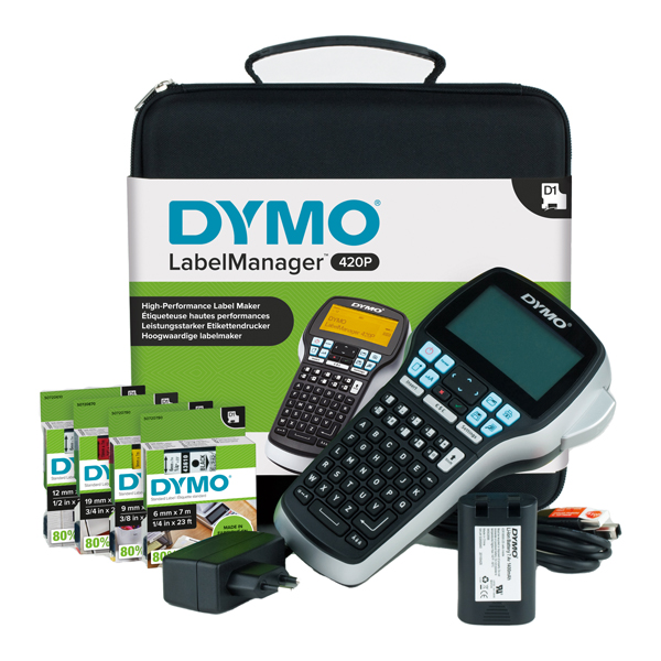 MD_96525 Etichettatrice Label Manager 420P - in kit 4 nastri D1 inclusi - Dymo - immagine 1