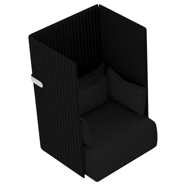 MD_96559 Divanetto Oasis OA1 - 1 posto - nero - Unisit - immagine 1