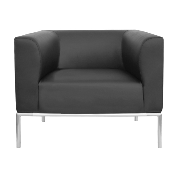 MD_96567 Poltrona Diwa DW1 - con braccioli inclusi - nero - Unisit - immagine 1