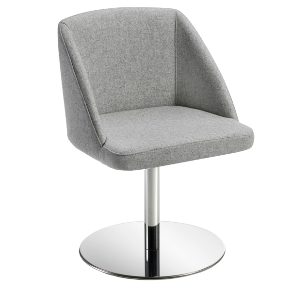 MD_96588 Poltroncina attesa Norma NOG - grigio chiaro - Unisit - immagine 1