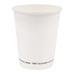 Bicchiere in carta - 250 ml - bianco - Signor Bio - conf. 50 pezzi