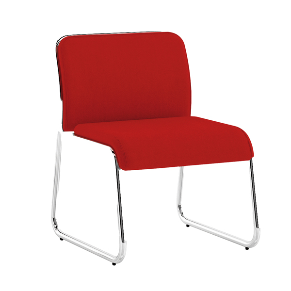 MD_96736 Poltroncina attesa Carosello CA1 - senza braccioli - rosso - Unisit - immagine 1