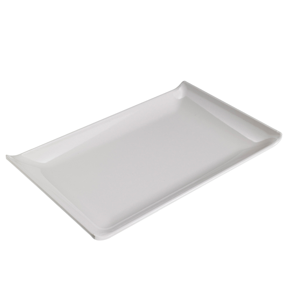 MD_96742 Piatto rettangolare - 28,6 x 18 x 2,8 cm - melamina - bianco - Leone - immagine 1