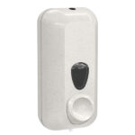 Dispenser sapone Woodplastic - murale - capacità 0,55 L - bianco - Mar Plast