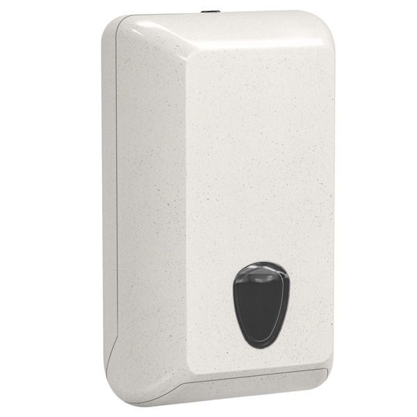 MD_96762 Dispenser carta igienica Woodplastic - interfogliata - piegati a V e Z - 30 x 13,2 x 17 cm - 550/450 fogli - bianco - Mar Plast - immagine 1