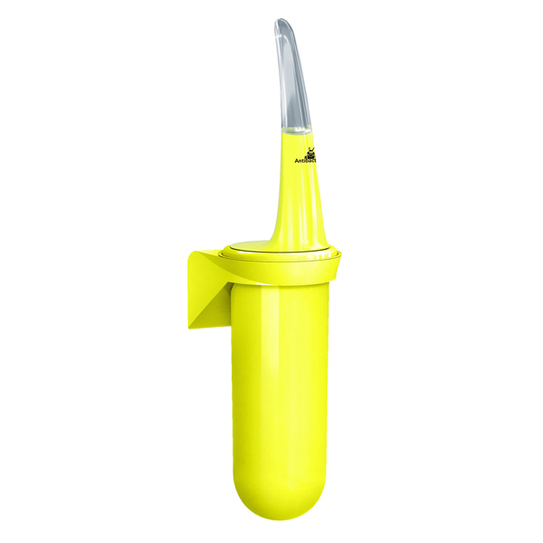 MD_96771 Portascopino da parete Skin - 38,6 x 11,3 x 9,3 cm - giallo fluo - Mar Plast - immagine 1