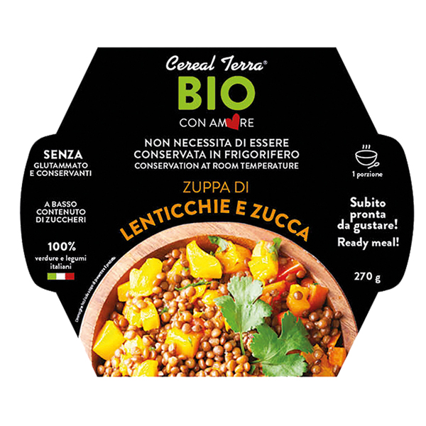 MD_96846 Zuppa lenticchie e zucca - 300 gr - Cereal Terra - immagine 1