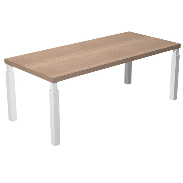 MD_96975 Scrivania direzionale Prestige Quadro - 180 x 90 cm - ciliegio arabis/bianco - immagine 1