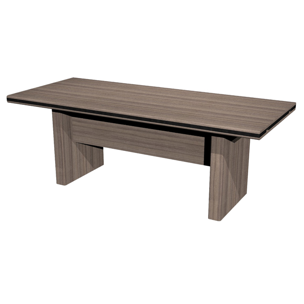 MD_97018 Scrivania direzionale Elegance - 210 x 90 cm - noce toscano - immagine 1