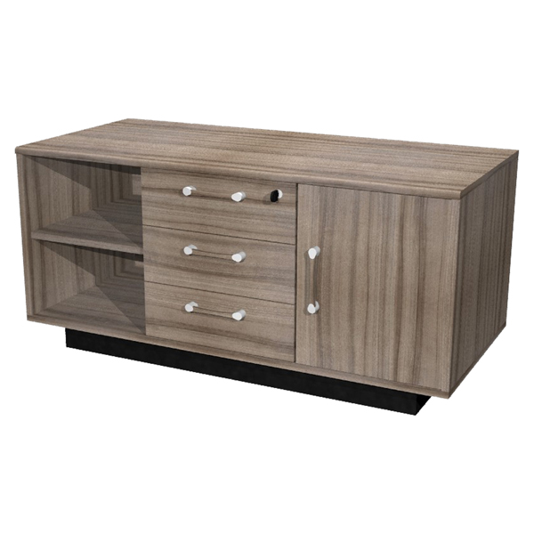 MD_97020 Mobile Elegance - di servizio - 120 x 55 x 56,6 cm - noce toscano - immagine 1