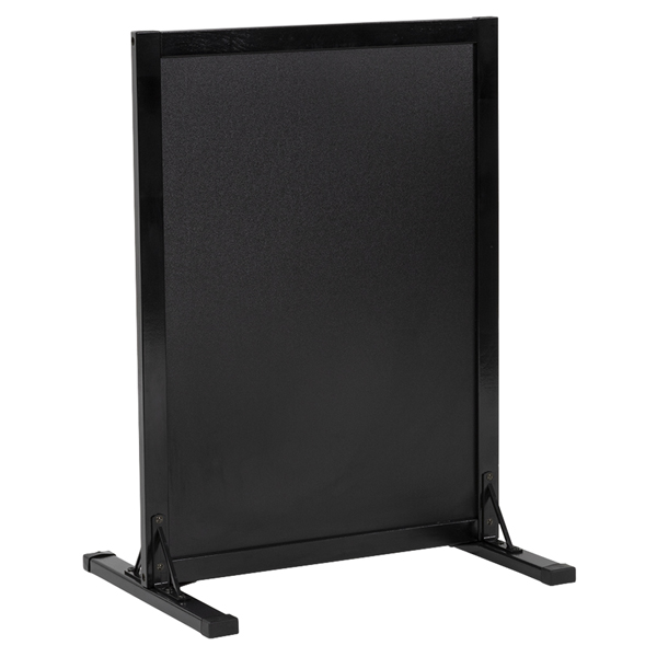 MD_97200 Lavagna da terra Stand Woody - 78 x 56 x 40 cm - nero - Securit - immagine 1