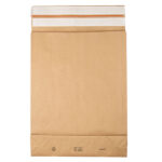 Sacchetti a fondo quadro E-Green - C3 - 35 x 45 x 8 + 10 cm - carta kraft - avana - Bong Packaging - conf. 200 pezzi