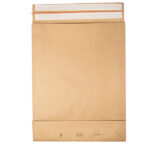 Sacchetti a fondo quadro E-Green - 45 x 57 x 10 + 10 cm - carta kraft - avana - Bong Packaging - conf. 100 pezzi