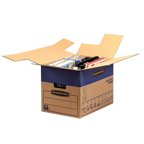MD_97539 Scatola SmoothMove Prime Fastfold - per traslochi - 37,5 L - cartone - Bankers Box - immagine 1